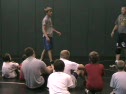 Lat Drop - Foot Sweep