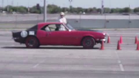 Side view of Chevy Camaro