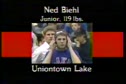 1987 Medina Wrestling Tournament 119 lbs Ned Biehl(Uniontown Lake) vs Luke Shocklee(Akron St. Vincent)