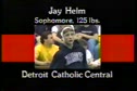 1987 Medina Wrestling Tournament 125 lbs. Jay Helm(Detroit Catholic Central) vs Jeff Letzner(Medina Highland)