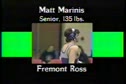 1987 Medina Wrestling Tournament 135 lbs. Matt Marinis(Fremont Ross) vs Corey Geog(Wooster Triway)