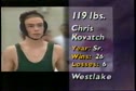 1996 Mentor District-119lbs. Chris Kovatch(Westlake) vs Brent Thompson(WalshJesuit)