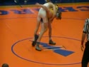 2011 Edison Varsity Wrestling Invitational Finals 132 lbs. Blake Miller (Clyde) vs Kyle Lang (Norwalk)