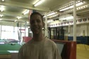 D2 AA Jeff Lamotte hits the sportatorium