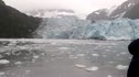 Wading Through An Ice Field In AK