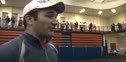 Brandon Mohr being filmed while filming