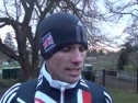 Andrew Lemoncello post-race at 2009 Euro Cross Champs