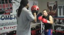 Alan Braumiller hittin pads at remix with coach Jflo