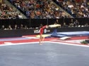 Cassie Whitcomb FX & Alicia Sacramone VT 2 2010 US Nationals Day 1