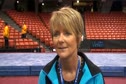 Mary Lee Tracy on coaching her elites at the meet