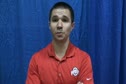 Rustam Sharipov after his Ohio State Buckeyes win in his first meet as a head coach
