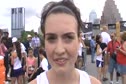 Amanda Russell and Rachel Johnson after going 1-2 in reverse order 2010 Dell Congress Avenue Mile
