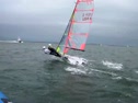Graham Biehl and Han Nattrass Practice day upwind