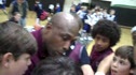 The Saints' huddle!
