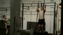 12 Muscle Ups-75 Squats for 3 Rounds