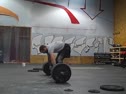 AJ Moore (165#) - 315# Squat Clean