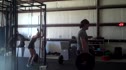 Aja Barto and Leah Shullenberger do CrossFit Harlem's "44th President"
