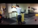 Ako Rahim 3 rds of 10 MU's, 15 OHS, drag at 140 KG