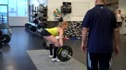 Annie T working with Ivan Rojas on the Snatch