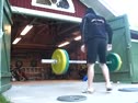 Bjorn Uddenfeldt does OPT 12-9-6 Squat Cleans and MU's