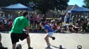 Candice Ruiz v Megan Thornell in WOD 1 w: post WOD Interview with Candice