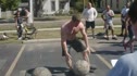 Centerville's CrossFit's Graham Spagnolia on the Atlas Stones