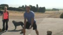 Clean and Jerk with 100lb Medicine Ball