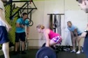 Crossfit South County: Jaimie E. deadlifts