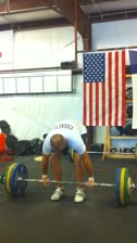 Drew Bignall Jerks 127 KG at Oly Athlete Competition