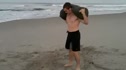 "Hurricane Earl" 3 Rounds for time: 5 Sandbag Ground to Shoulder(150#) 25 Back Squats(150#) 200m Run