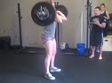 Jess @ Stoneway CrossFit on WOD 11.3