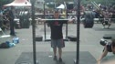 Kris Clever misses a rep.