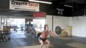 Lauren at Crossfit SoCal Does Benchmark Fran Workout