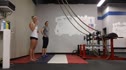 Lindsay and Jaime do 2 Minute Burpee Challenge (CF 515)