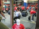 Mike E. Squat Cleans 325# at CrossFit Taranis Winter Challenge (Victoria)