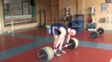 Power Clean   Jerk 150 Kg.