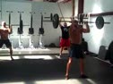 "Fran" at CrossFit Leander Grand Opening