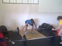 Lisa Bender Thiel being coached by Senior International Coach Garza