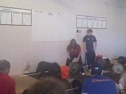 Senior International Coach Garza instructs the Clean and Jerk