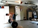 Deads and Burpees in my Garage Gym