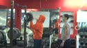 The Underground Strength Coach takes his athletes through shoulder presses