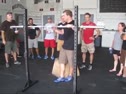 Kelly Starrett Talks about the Box Squat During Lunch at the Mobility Cert