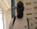 Abdul Buhari after the Discus at the 2011 London Diamond League