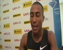 Andrew Osaige after clocking the World Champs 800m A Standard at the 2011 London Diamond League