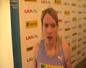 Eilidh Child after the 400m Hurdles  at the 2011 London Diamond League