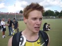James Brewer (Cheltenham) breaks the magic 4 min barrier with 3.54.80 in the Emsley Carr Mile at the London Grand Prix 2009