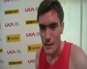 James Walsh after running 13.39 for the 5000m at the 2011 London Diamond League