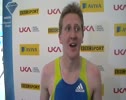 James Wilkinson after running a huge personal best  in the Steeple Chase at the 2011 London Diamond League