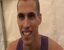 Kevin Borlee after the 400m at the 2010 Diamond League London