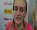 Lily Partridge after placing third and setting a new PB in the U20 3000m at the 2010 Diamond League London